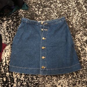 American Apparel jean skirt